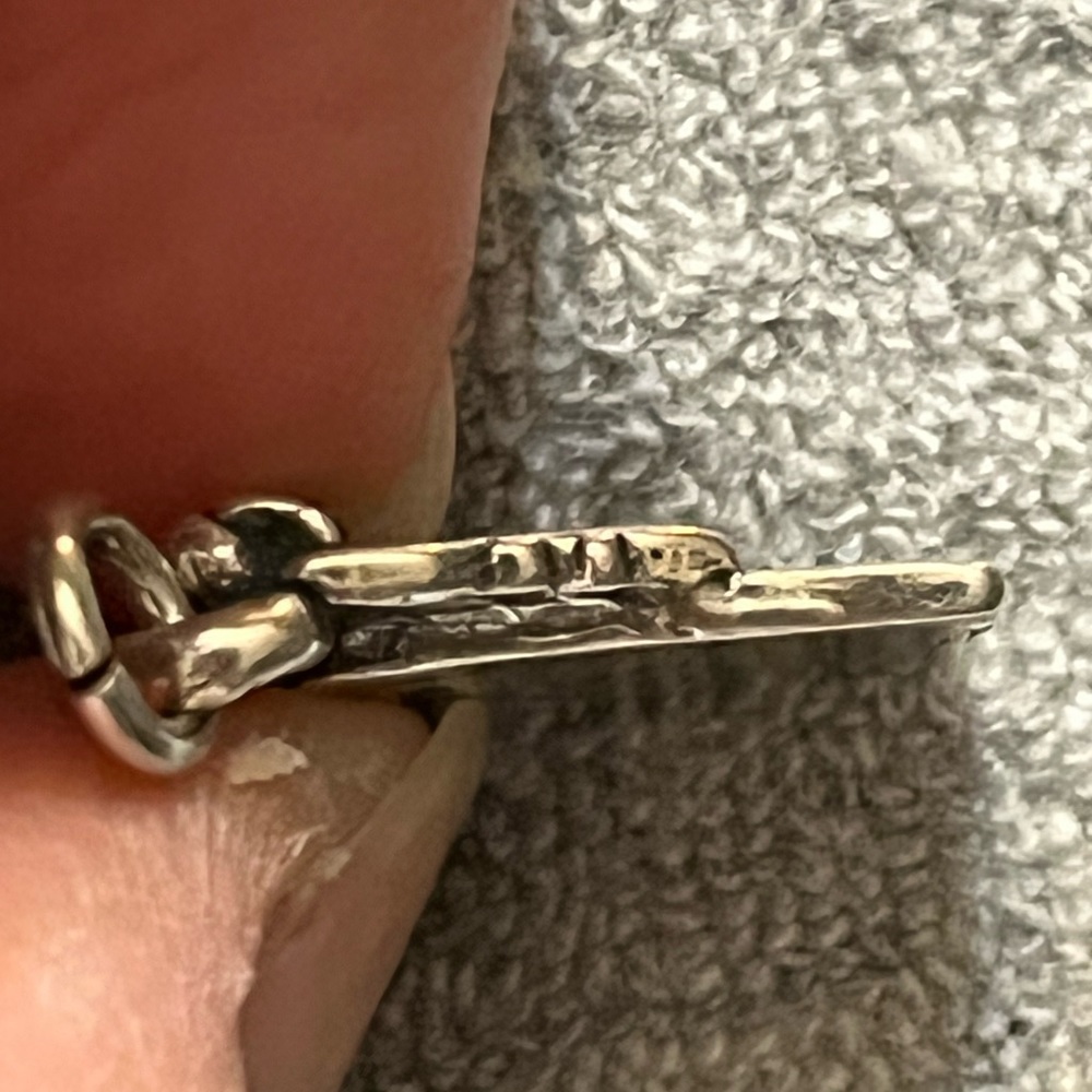 Solid Sterling Silver Drivers License Charm - image 3